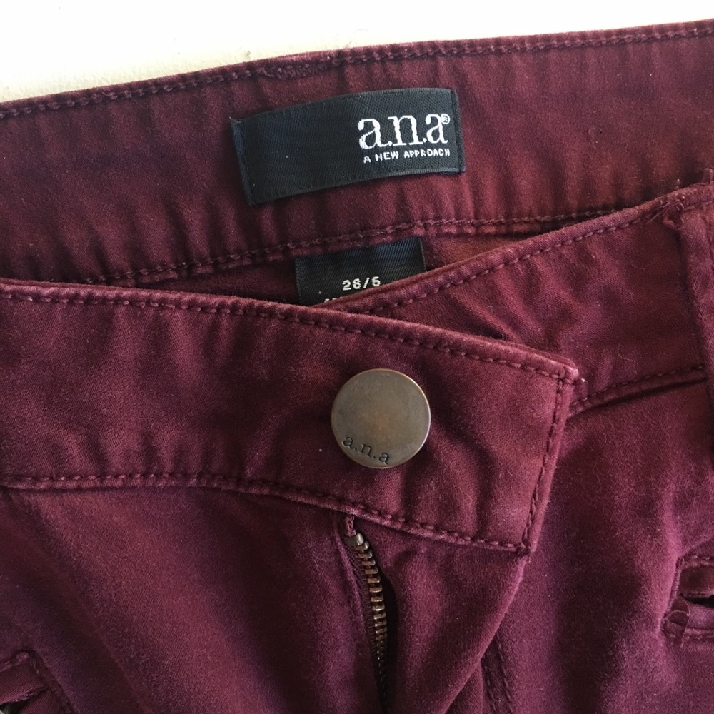A.N.A. Soft jeggings maroon